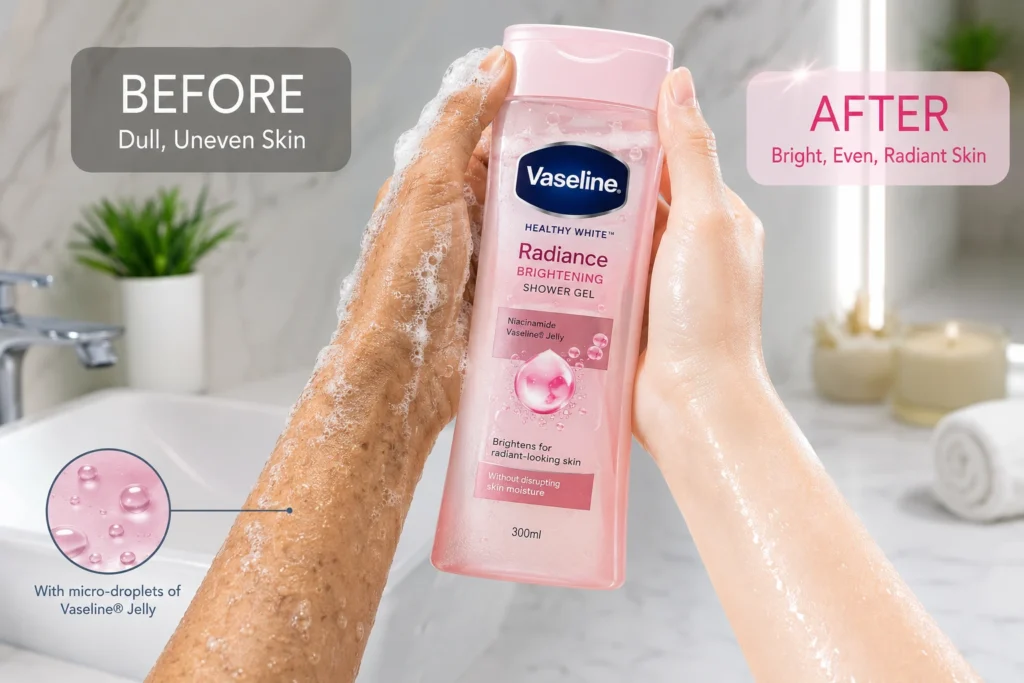 Vaseline shower gel