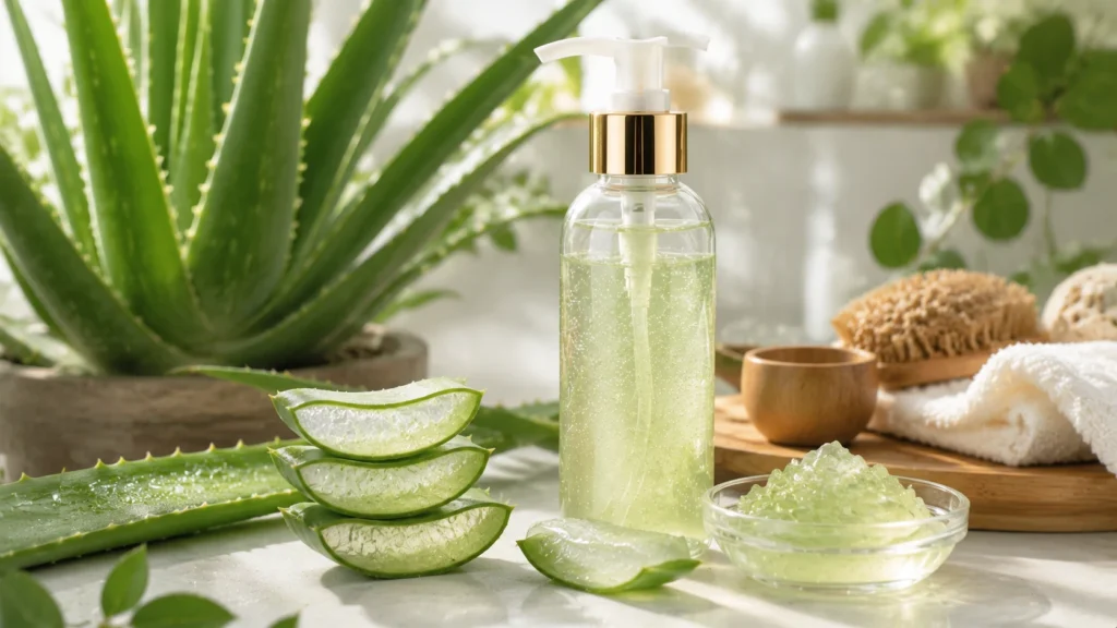 aloe vera body wash for dry skin