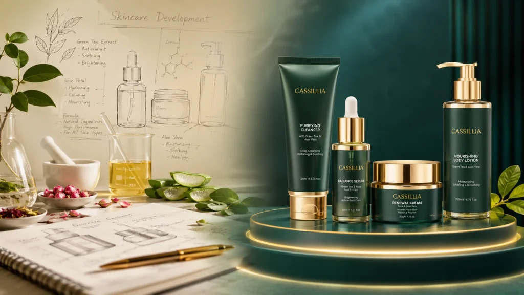 Fully Customized Skin Care Set Development