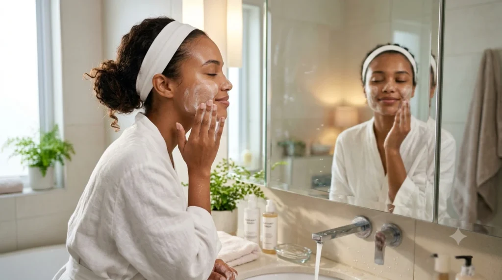 Liquid soap face wash