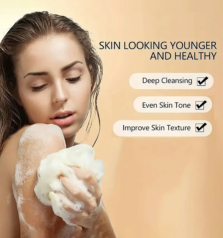 Body wash formula benefits showing moisturized smooth and radiant-looking skin care